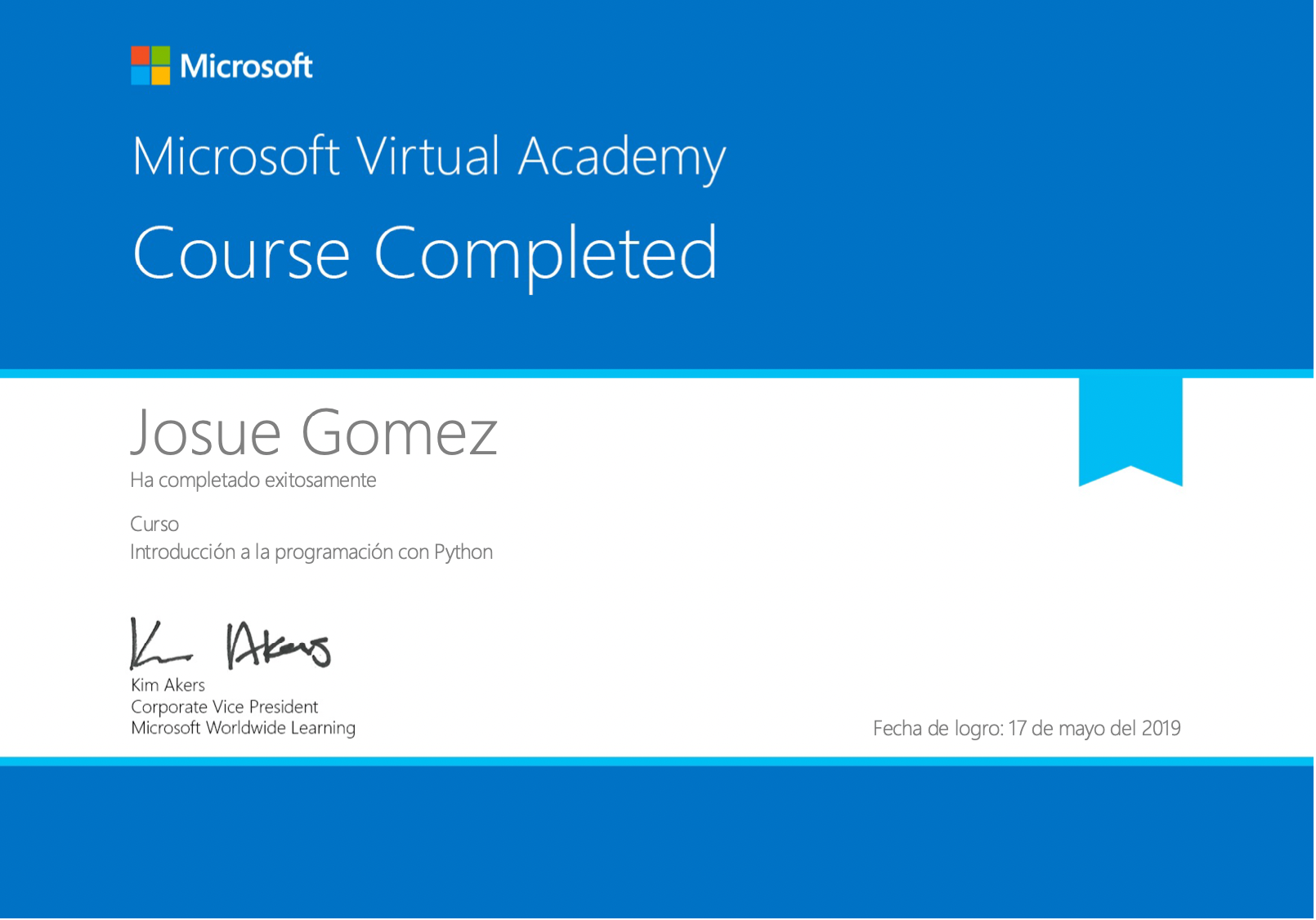 Microsoft Virtual Academy - Python Programming